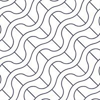 Create uniform digital lines winding around modular grids leaving bright white blocks for minimal tech focused branding concept as Reveal crosshatched arcs underscoring negative sp Clear vector