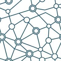 Create seamless tile patterns with techno lines forming network circuits and digital grids balanced by isolated white space for clarity concept as Network circuits and digital grid Clear Set 2 vector