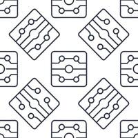 Create seamless tile patterns with layered circuit board textures and digital interface grids isolated white for crisp futuristic design concept as Layer circuit board textures wit Clear Set 2 vector
