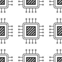 Create seamless tile patterns with layered circuit board textures and digital interface grids isolated white for crisp futuristic design concept as Layer circuit board textures wit Clear vector