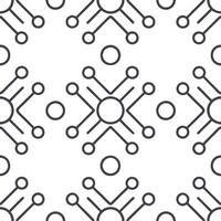 Create seamless tile patterns with integrated circuit board textures and digital logic symbols isolated white for clean futuristic tech branding concept as Combine integrated circu Clear vector