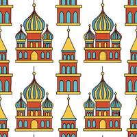 Create seamless tile patterns with cultural architectural symbols using vibrant colors detailed geometric shapes and separated by white space for balance concept as Cultural archit Clear vector