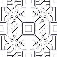 Create seamless tile patterns using detailed circuit board illustrations and digital blueprint elements with isolated white for tech interface design concept as Integrate detailed Clear vector