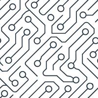 Create seamless tile patterns using circuit board schematic elements and digital wave patterns with isolated white for advanced tech branding visuals concept as Fuse circuit board Clear Set 2 vector