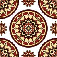 Create seamless tile pattern based on traditional Persian rug designs with rich colors and intricate geometric motifs concept as Draw inspiration from the intricate geometric moti Clear Set 3 vector