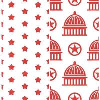 Create seamless tile designs with cultural celebration elements using bold symbols bright tones and ample white space for visual impact concept as Bold symbols and bright tones rep Clear vector