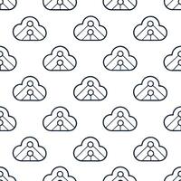 Create seamless futuristic tile patterns that showcase technological advancements using digital interfaces and isolated white balance concept as Use digital elements circuits and f Clear Set 2 vector