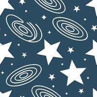 Create seamless sci fi tile patterns with galactic lines minimal colors and white isolation for hi tech corporate identity or promotional materials concept as Incorporate swirling Clear vector