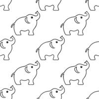 Create seamless ethnic tile patterns featuring animal illustrations from ethnic fauna separated by white space for a minimalist effect concept as Animal illustrations from ethnic f Clear vector