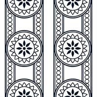 Create seamless ethnic border patterns featuring intricate designs and regional symbols perfect for branding projects focused on local traditions concept as Use cultural and ethnic Clear vector