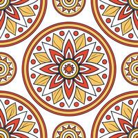 Create ethnic seamless tile patterns based on local artwork featuring intricate details and bold motifs for contemporary marketing purposes concept as Develop tile designs using bo Clear vector