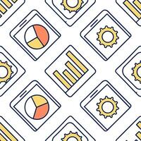 Create a seamless tile pattern based on Indian block printing techniques focusing on floral motifs and vibrant colors concept as Integrate floral motifs and intricate block print Clear vector