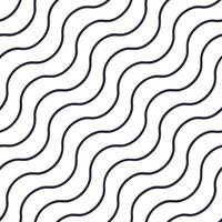 Craft seamless wavy lines with ultramodern angles framed by bright white isolation for a crisp futuristic tile layout concept as Wavy lines adopt edgy angles enclosed by pure white Clear vector
