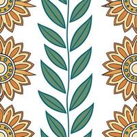 Craft seamless tile patterns that feature ethnic repeating elements with natural textures vibrant colors and clear white space for balance concept as Repeating ethnic elements with Clear vector