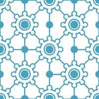 Craft seamless patterns showcasing robotic elements data driven lines and white clarity perfect for software branding or futuristic product packaging concept as Intertwine small ro Clear vector