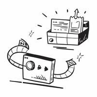 Conveyor belt and a forecasting dashboard symbolizing inventory prediction in double exposure with copy space concept as A conveyor belt blended with a forecasting dashboard repre Clear vector