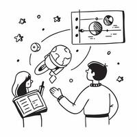 Commercial Spaceflight Training concept as Commercial astronauts train for upcoming spaceflights focusing on spacecraft operation and safety protocols in Photo Stock Concept Clear Set 2 vector
