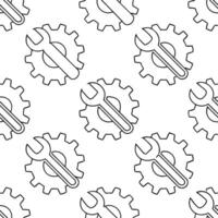 Combine minimalistic tech icons and abstract lines into repeatable tile layouts on isolated white ensuring a futuristic corporate identity for print and digital use concept as Merg Clear vector