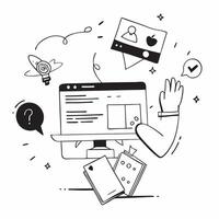 Coding Bootcamp Online concept as An online coding bootcamp where instructors lead intensive programming courses for software development in Photo Stock Concept Clear vector