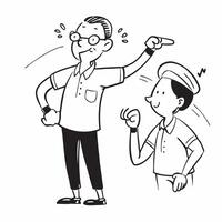 Coach using motivational body language to inspire athletes concept as A coach using motivational body language to inspire athletes highlighting positive body language enthusiasm an Clear vector