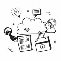 Cloud Technology Training for Non Tech Staff concept as Training sessions designed to familiarize non tech staff with cloud technologies and their benefits in Photo Stock Concept Clear vector