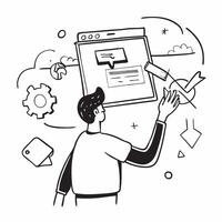 Cloud Service Customer Support concept as Customer support team uses cloud based tools to enhance service delivery and client satisfaction in Photo Stock Concept Clear vector