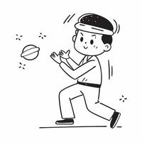 Boy with autism enjoying a martial arts class concept as A boy with autism happily participating in a martial arts class emphasizing focus inclusion and the benefits of physical ac Clear Set 2 vector