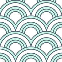 Assemble wavelike holographic arcs impose luminous tints maintain bright white pockets finalize eye catching futuristic tile blueprint concept as Build wavelike arcs with luminous Clear vector