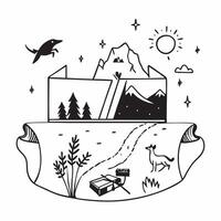 Alpine Meadows Wildlife concept as Wildlife in Alpine meadows captured in their natural habitat highlighting biodiversity and conservation efforts in Photo Stock Concept Clear vector