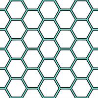Abstract seamless pattern featuring interconnected hexagonal grids with neon accents evoking a futuristic digital interface concept as A complex scene displaying hexagonal grids li Clear vector