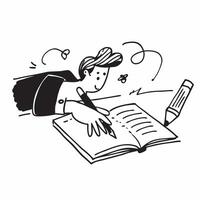 Writing in a journal concept as A woman writing in a journal capturing the introspection and creativity involved in this personal and expressive hobby in Photo Stock Concept v1 vector