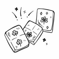 Watercolor tiles with cute clover leaves and marigolds concept as Seamless watercolor tiles adorned with minimal cute clover leaves and bright marigolds offering a charming and luc v1 vector