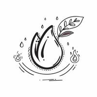Water drop reflecting business presentation concept as A water drop on a petal reflecting a business presentation symbolizing the blend of natural elements and corporate communicat v1 vector