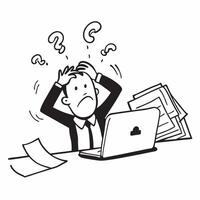 Unexpected expense concept as A business professional stressed by an unexpected expense symbolizing a bad day and the financial challenges that can arise in Photo Stock Concept v1 vector
