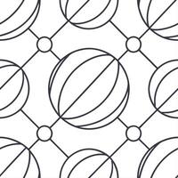 Techno geometric seamless tile pattern featuring interconnected lines and digital textures creating a high tech digital art atmosphere concept as A scene showcasing connected lines v1 vector