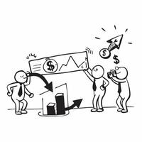 Team struggling with business challenges concept as A team facing and struggling with various business challenges highlighting low performance and the impact on business growth in v1 vector