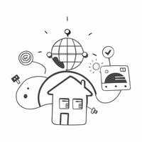 Sustainable smart homes concept as Futuristic sustainable smart homes with solar panels and energy efficient systems highlighting the role of technology in eco friendly living in v1 vector