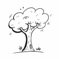 Sycamore tree isolated on white background concept as A stately sycamore tree isolated on a white background featuring its large lobed leaves and mottled bark perfect for urban par Clean Version 2 vector
