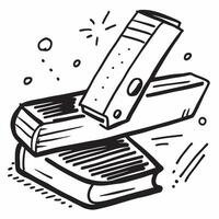 Stapler isolated on white background concept as A modern stapler isolated on a white background symbolizing office tools document organization and business productivity perfect for Clean Version 2 vector