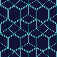Seamless pattern with sharp geometric lines and futuristic digital grid designs illuminated with neon highlights to emphasize techno aesthetics concept as A modern digital grid pat v1 vector