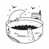 Secret lagoons in the Maldives concept as Explore the Maldives secret lagoons where turquoise waters and vibrant marine life create a serene paradise Discover the hidden beauty of v1 vector