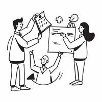 Sales team pitching a new product line to clients concept as A sales team pitching a new product line to clients highlighting strategic sales techniques and product innovation in v1 vector