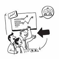 Sales leader coaching team members concept as A sales leader coaching team members symbolizing high performance in time management and effective leadership driving sales growth in v1 vector