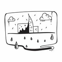 Raindrops on window concept as High resolution image of raindrops on a window with a blurry cityscape in the background and a glossy backdrop evoking a sense of tranquility and int v1 vector