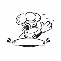 Professional chef isolated on white background concept as A professional chef isolated on a white background representing culinary expertise cooking and gastronomy Perfect for foo v1 vector