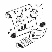 Portfolio summary isolated on white background concept as A detailed portfolio summary isolated on a white background representing investment financial planning and economic growth v1 vector