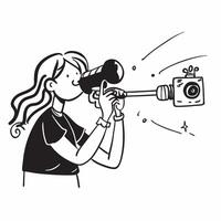 Playing violin concept as A woman playing violin capturing the passion and skill involved in making music as a beautiful and fulfilling hobby in Photo Stock Concept v1 vector