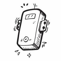Phone isolated on white background concept as A modern smartphone isolated on a white background symbolizing communication business and technology perfect for tech corporate or lif v1 vector