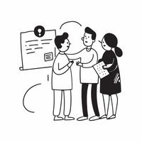 Patient undergoing a dental check up concept as A patient receiving a dental check up with a dentist examining their teeth emphasizing the importance of oral health and regular den v1 vector