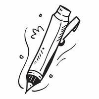 Pen isolated on white background concept as A high quality pen isolated on a white background representing writing business and professional documentation ideal for office corporat v1 vector